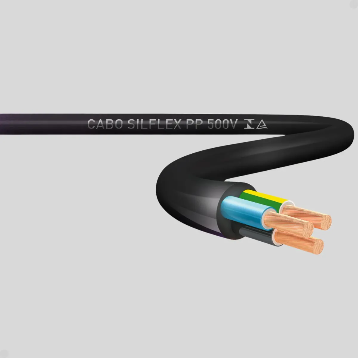 Cabo PP 3x0,75mm preto 300v/500v vendido por metro- Sil