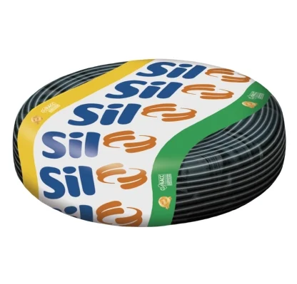 Cabo flexível 750V 4mm rolo com 100 metros preto - Sil