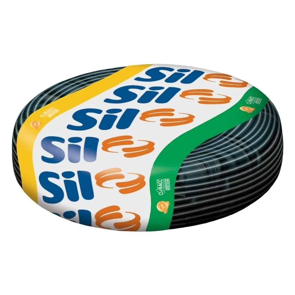 Cabo flexivel 1,5mm preto 750v rolo 100 metros - Sil