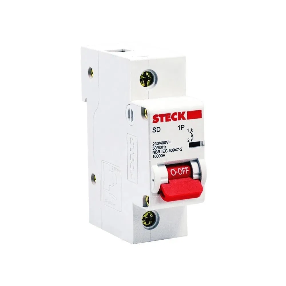 Disjuntor 1P 80A C 3Ka 230V Sdd1C80 - Steck