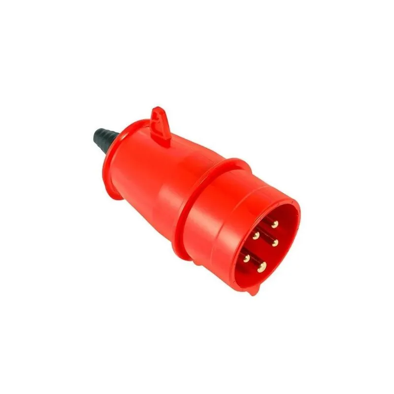 Plug 3P+T 16A 380/440V N4076 vermelho 6H newkon - Steck
