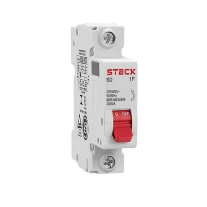 Disjuntor din unipolar 40a curva c - Steck