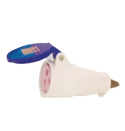 Acoplamento industrial 2 polos + terra 16a 200/250v azul ip44 - Steck
