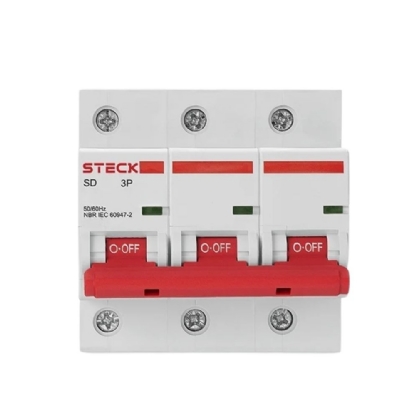 Disjuntor din tripolar 125a curva c - Steck