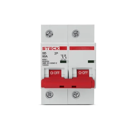 Disjuntor din bipolar 80a curva c - Steck