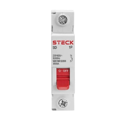 Disjuntor din unipolar 63a curva c - Steck