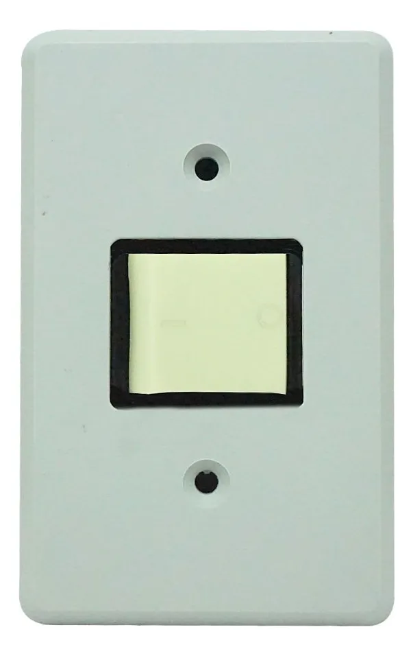 Interruptor bipolar simples silentoque 2105 -pial 10 A 250v cinza
